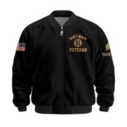 Premium Custom Vietnam Veteran Bomber Jacket VPVC804806, Gifts For Vietnam Veteran, Gifts On Father's Day, Veterans Day. - Image 2