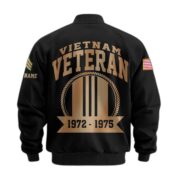 Premium Custom Vietnam Veteran Bomber Jacket VPVC804806, Gifts For Vietnam Veteran, Gifts On Father's Day, Veterans Day. - Image 3