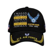 Premium USAF Veteran Custom Cap VPVC005904, Gifts For Air Force Veteran, Best Gifts On Independence Day, Veterans Day.