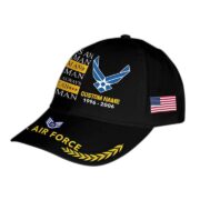 Premium USAF Veteran Custom Cap VPVC005904, Gifts For Air Force Veteran, Best Gifts On Independence Day, Veterans Day. - Image 3