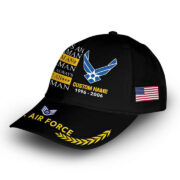 Premium USAF Veteran Custom Cap VPVC005904, Gifts For Air Force Veteran, Best Gifts On Independence Day, Veterans Day. - Image 3