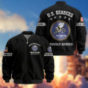 Premium US Veterans Bomber Jacket BPHN190815, Gifts For US Veterans, Gifts On Father's Day, Veterans Day. - Image 11