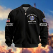 Premium US Veterans Bomber Jacket BPHN190815, Gifts For US Veterans, Gifts On Father's Day, Veterans Day. - Image 12