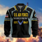 Premium US Veterans Bomber Jacket BPHN030913, Gifts For US Veterans, Gifts On Father's Day, Veterans Day. - Image 24