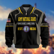 Premium US Veterans Bomber Jacket BPHN030913, Gifts For US Veterans, Gifts On Father's Day, Veterans Day. - Image 9