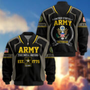 Premium US Veterans Bomber Jacket BPHN030913, Gifts For US Veterans, Gifts On Father's Day, Veterans Day. - Image 2