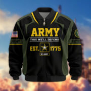 Premium US Veterans Bomber Jacket BPHN030913, Gifts For US Veterans, Gifts On Father's Day, Veterans Day. - Image 6