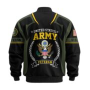Premium US Veterans Bomber Jacket BPHN030913, Gifts For US Veterans, Gifts On Father's Day, Veterans Day. - Image 7
