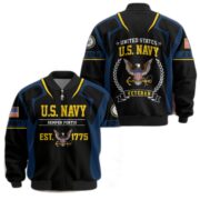Premium US Veterans Bomber Jacket BPHN030913, Gifts For US Veterans, Gifts On Father's Day, Veterans Day. - Image 11