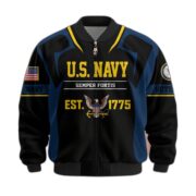 Premium US Veterans Bomber Jacket BPHN030913, Gifts For US Veterans, Gifts On Father's Day, Veterans Day. - Image 12