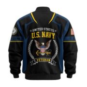 Premium US Veterans Bomber Jacket BPHN030913, Gifts For US Veterans, Gifts On Father's Day, Veterans Day. - Image 13