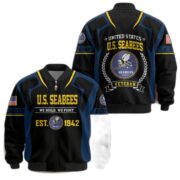 Premium US Veterans Bomber Jacket BPHN030913, Gifts For US Veterans, Gifts On Father's Day, Veterans Day. - Image 14