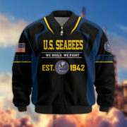 Premium US Veterans Bomber Jacket BPHN030913, Gifts For US Veterans, Gifts On Father's Day, Veterans Day. - Image 15