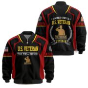 Premium US Veterans Bomber Jacket BPHN030913, Gifts For US Veterans, Gifts On Father's Day, Veterans Day. - Image 35