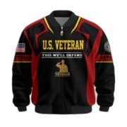 Premium US Veterans Bomber Jacket BPHN030913, Gifts For US Veterans, Gifts On Father's Day, Veterans Day. - Image 36