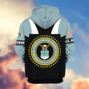 Premium US Veterans Zip Hoodie ATTN030921, Gifts For US Veterans, Gifts On Father's Day, Veterans Day. - Image 24
