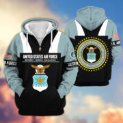 Premium US Veterans Zip Hoodie ATTN030921, Gifts For US Veterans, Gifts On Father's Day, Veterans Day. - Image 25