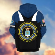 Premium US Veterans Zip Hoodie ATTN030921, Gifts For US Veterans, Gifts On Father's Day, Veterans Day. - Image 27