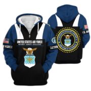 Premium US Veterans Zip Hoodie ATTN030921, Gifts For US Veterans, Gifts On Father's Day, Veterans Day. - Image 28