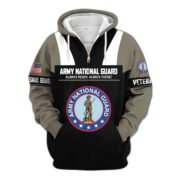Premium US Veterans Zip Hoodie ATTN030921, Gifts For US Veterans, Gifts On Father's Day, Veterans Day. - Image 8