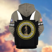 Premium US Veterans Zip Hoodie ATTN030921, Gifts For US Veterans, Gifts On Father's Day, Veterans Day. - Image 9