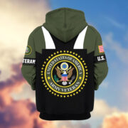 Premium US Veterans Zip Hoodie ATTN030921, Gifts For US Veterans, Gifts On Father's Day, Veterans Day. - Image 6