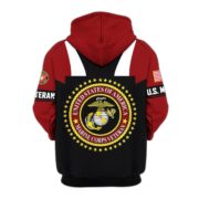 Premium US Veterans Zip Hoodie ATTN030921, Gifts For US Veterans, Gifts On Father's Day, Veterans Day. - Image 18