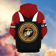 Premium US Veterans Zip Hoodie ATTN030921, Gifts For US Veterans, Gifts On Father's Day, Veterans Day. - Image 18