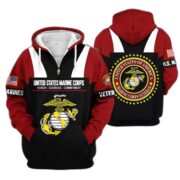 Premium US Veterans Zip Hoodie ATTN030921, Gifts For US Veterans, Gifts On Father's Day, Veterans Day. - Image 19