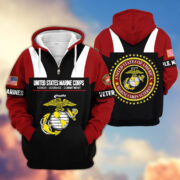 Premium US Veterans Zip Hoodie ATTN030921, Gifts For US Veterans, Gifts On Father's Day, Veterans Day. - Image 19