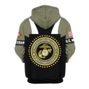 Premium US Veterans Zip Hoodie ATTN030921, Gifts For US Veterans, Gifts On Father's Day, Veterans Day. - Image 21