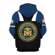 Premium US Veterans Zip Hoodie ATTN030921, Gifts For US Veterans, Gifts On Father's Day, Veterans Day. - Image 12