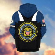 Premium US Veterans Zip Hoodie ATTN030921, Gifts For US Veterans, Gifts On Father's Day, Veterans Day. - Image 12