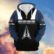 Premium US Veterans Zip Hoodie ATTN030921, Gifts For US Veterans, Gifts On Father's Day, Veterans Day. - Image 32