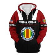 Premium US Veterans Zip Hoodie ATTN030921, Gifts For US Veterans, Gifts On Father's Day, Veterans Day. - Image 38