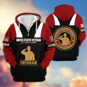Premium US Veterans Zip Hoodie ATTN030921, Gifts For US Veterans, Gifts On Father's Day, Veterans Day. - Image 37