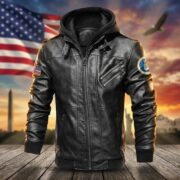 Premium US Veterans Leather Jacket BPHN040915, Gifts For US Veterans, Gifts For US Veterans, Gifts On Father's Day, Veterans Day - Image 19