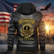 Premium US Veterans Leather Jacket BPHN040915, Gifts For US Veterans, Gifts For US Veterans, Gifts On Father's Day, Veterans Day - Image 6