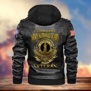 Premium US Veterans Leather Jacket BPHN040915, Gifts For US Veterans, Gifts For US Veterans, Gifts On Father's Day, Veterans Day - Image 6