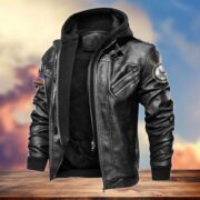 Premium US Veterans Leather Jacket BPHN040915, Gifts For US Veterans, Gifts For US Veterans, Gifts On Father's Day, Veterans Day - Image 10