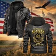 Premium US Veterans Leather Jacket BPHN040915, Gifts For US Veterans, Gifts For US Veterans, Gifts On Father's Day, Veterans Day - Image 11