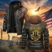 Premium US Veterans Leather Jacket BPHN040915, Gifts For US Veterans, Gifts For US Veterans, Gifts On Father's Day, Veterans Day - Image 29