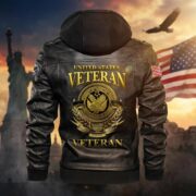Premium US Veterans Leather Jacket BPHN040915, Gifts For US Veterans, Gifts For US Veterans, Gifts On Father's Day, Veterans Day - Image 27