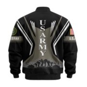 Premium US Veterans Bomber Jacket BPHN130811, Gifts For US Veterans, Gifts On Father's Day, Veterans Day. - Image 4