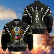 Premium US Veterans Bomber Jacket BPHN130811, Gifts For US Veterans, Gifts On Father's Day, Veterans Day. - Image 5
