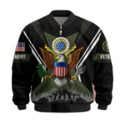Premium US Veterans Bomber Jacket BPHN130811, Gifts For US Veterans, Gifts On Father's Day, Veterans Day. - Image 6