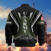 Premium US Veterans Bomber Jacket BPHN130811, Gifts For US Veterans, Gifts On Father's Day, Veterans Day. - Image 7
