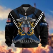 Premium US Veterans Bomber Jacket BPHN130811, Gifts For US Veterans, Gifts On Father's Day, Veterans Day. - Image 12