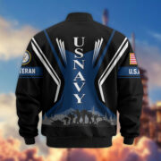Premium US Veterans Bomber Jacket BPHN130811, Gifts For US Veterans, Gifts On Father's Day, Veterans Day. - Image 13