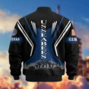 Premium US Veterans Bomber Jacket BPHN130811, Gifts For US Veterans, Gifts On Father's Day, Veterans Day. - Image 16